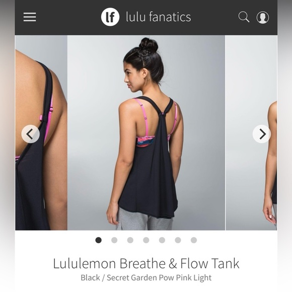 Lululemon Breathe and Flow 2 in 1 Tank and Bra - Picture 1 of 6